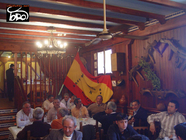 Socios de Benéfica en la comida